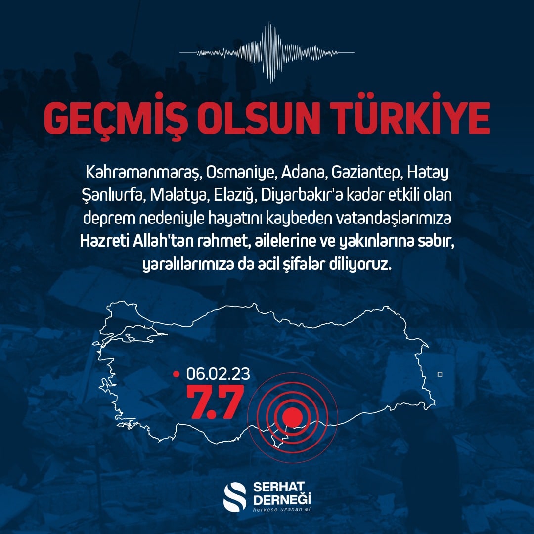 Kahramanmaraş Depremi – Geçmiş Olsun Türkiye’m